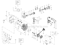 Page A Diagram and Parts List for FL25 Type 1 Weed Eater Trimmer